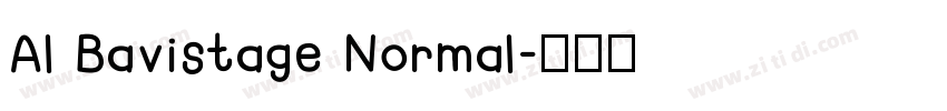 Al Bavistage Normal字体转换